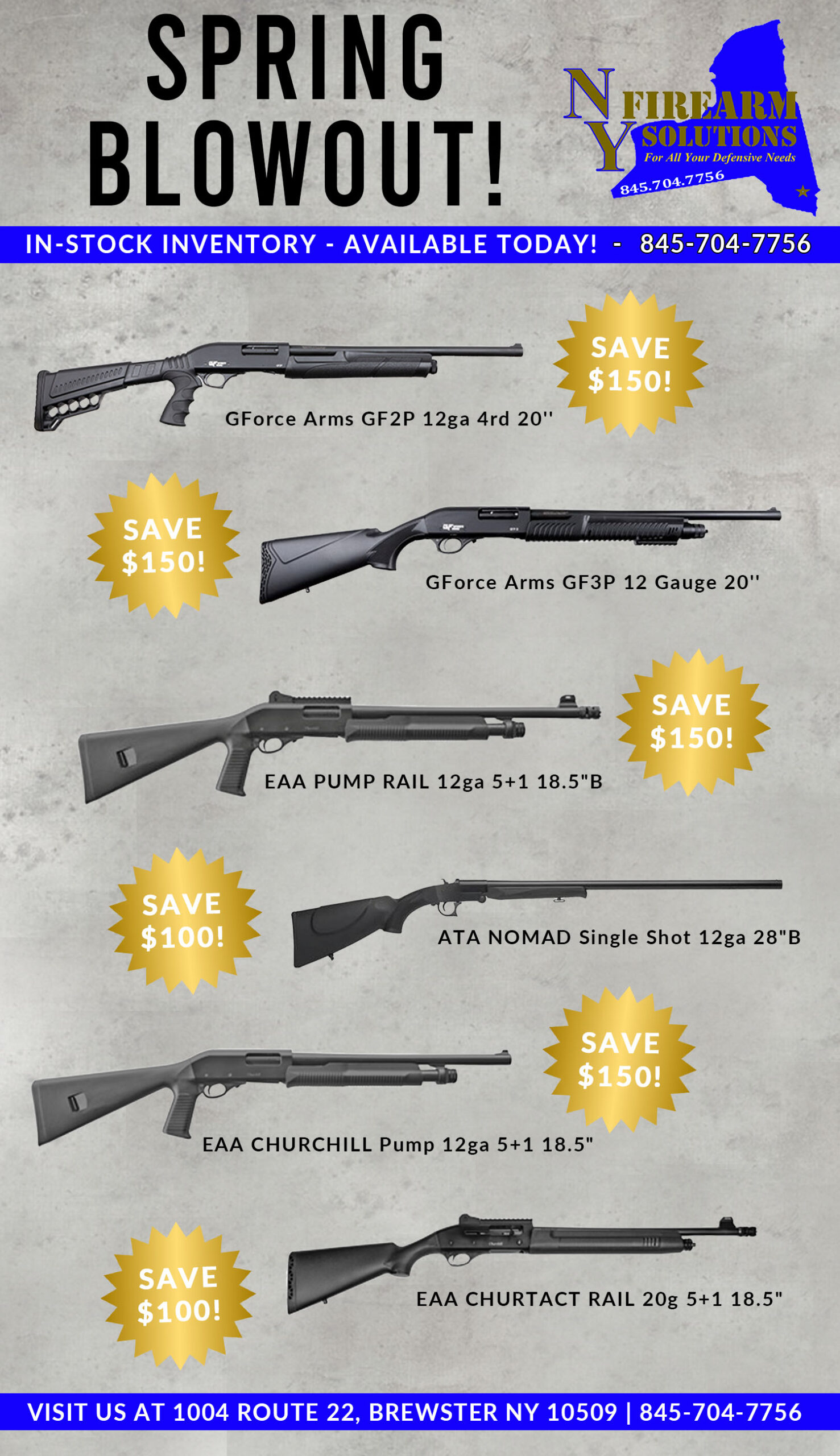 SPRING BLOWOUT SALE!